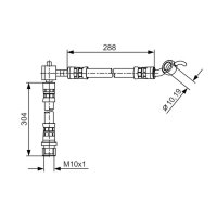BOSCH 1 987 481 485 Bremsschlauch