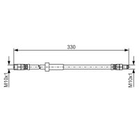 BOSCH 1 987 481 493 Bremsschlauch