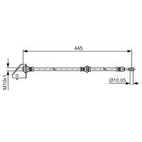 BOSCH 1 987 481 497 Bremsschlauch