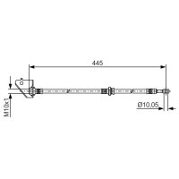 BOSCH 1 987 481 498 Bremsschlauch
