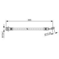 BOSCH 1 987 481 499 Bremsschlauch