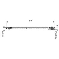 BOSCH 1 987 481 507 Bremsschlauch