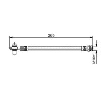 BOSCH 1 987 481 518 Bremsschlauch