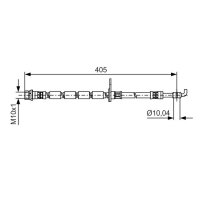 BOSCH 1 987 481 524 Bremsschlauch