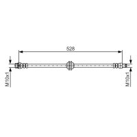 BOSCH 1 987 481 542 Bremsschlauch