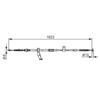 BOSCH 1 987 482 297 Seilzug, Feststellbremse