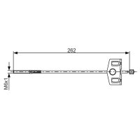 BOSCH 1 987 482 337 Seilzug, Feststellbremse