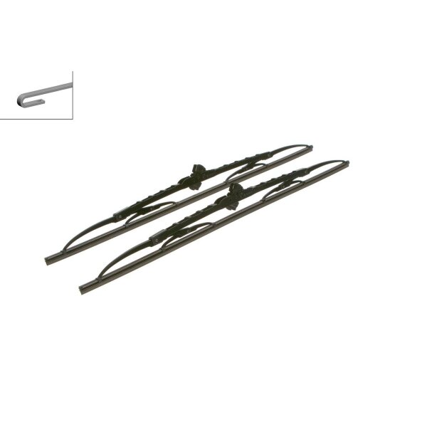 Scheibenwischer Satz Bosch 3 397 005 163 550/550mm Eco - 1 Set