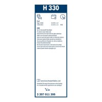 BOSCH 3 397 011 306 Wischblatt