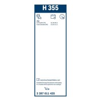 BOSCH 3 397 011 435 Wischblatt