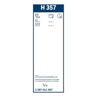 BOSCH 3 397 011 667 Wischblatt