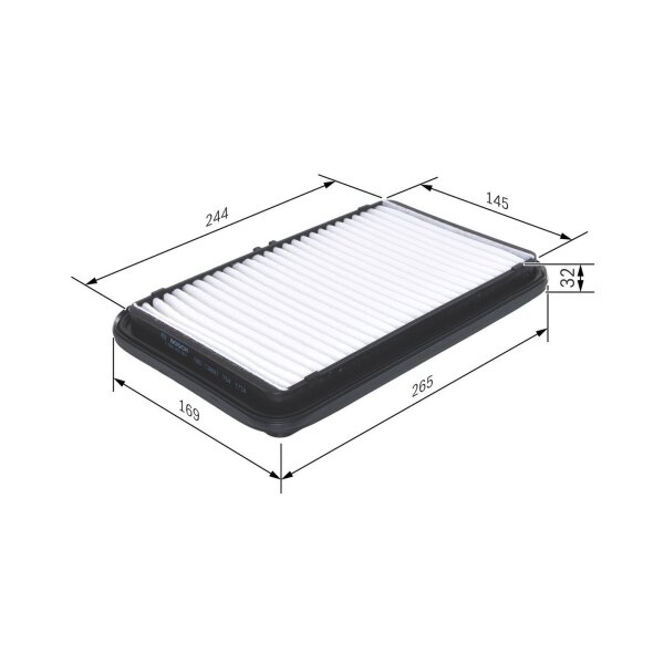 BOSCH F 026 400 001 Luftfilter