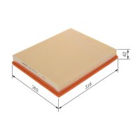 BOSCH F 026 400 014 Luftfilter