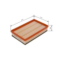 BOSCH F 026 400 041 Luftfilter