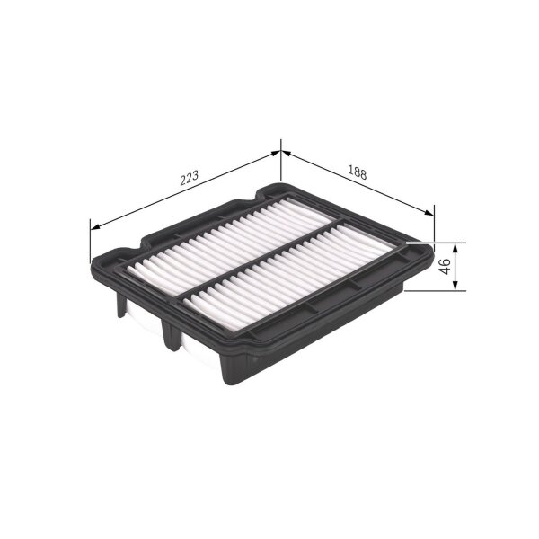 BOSCH F 026 400 043 Luftfilter