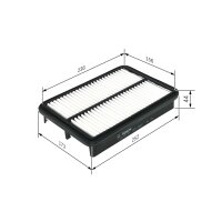 BOSCH F 026 400 044 Luftfilter