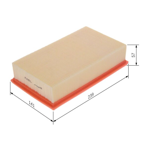 BOSCH F 026 400 047 Luftfilter