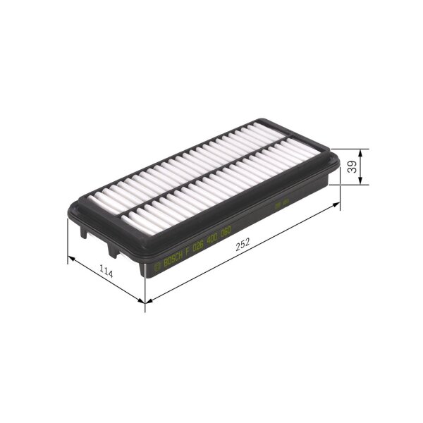 BOSCH F 026 400 060 Luftfilter