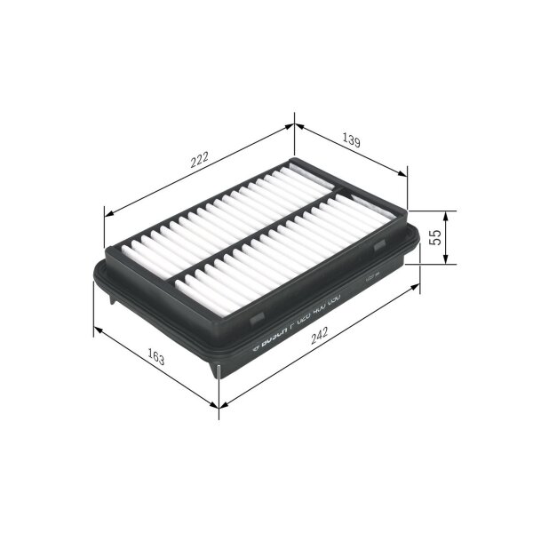 BOSCH F 026 400 090 Luftfilter