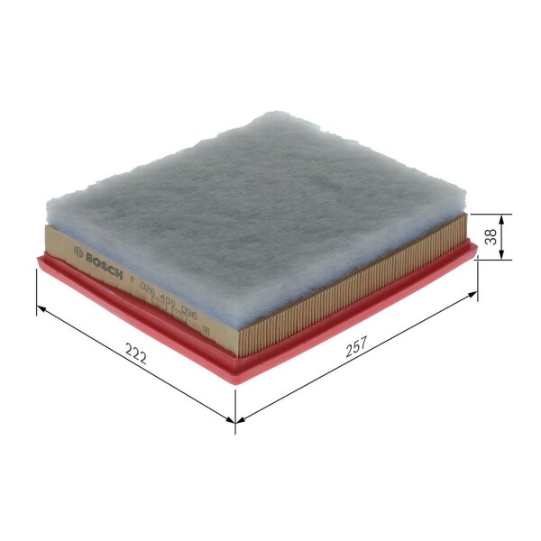 BOSCH F 026 400 096 Luftfilter