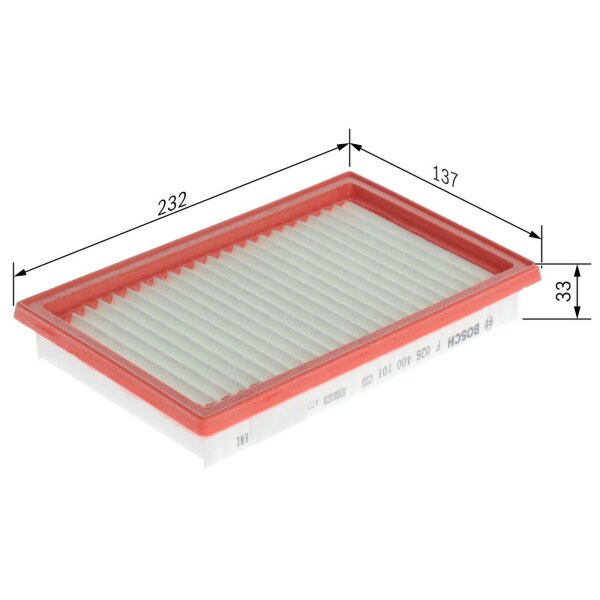 BOSCH F 026 400 101 Luftfilter