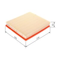 BOSCH F 026 400 106 Luftfilter