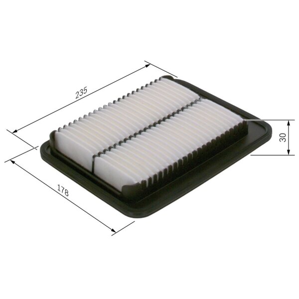 BOSCH F 026 400 127 Luftfilter