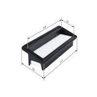 BOSCH F 026 400 128 Luftfilter