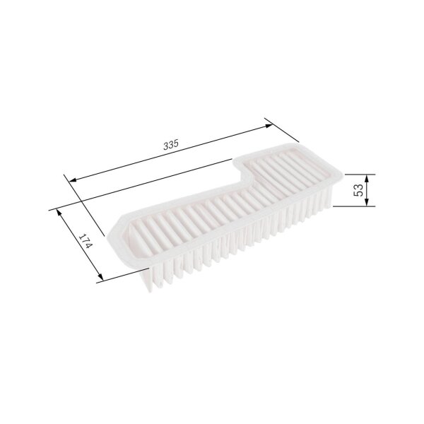 BOSCH F 026 400 158 Luftfilter