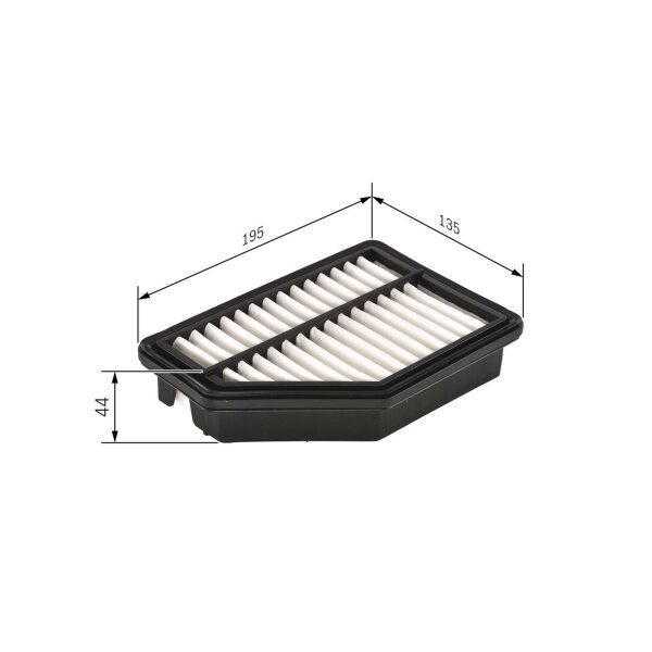 BOSCH F 026 400 161 Luftfilter