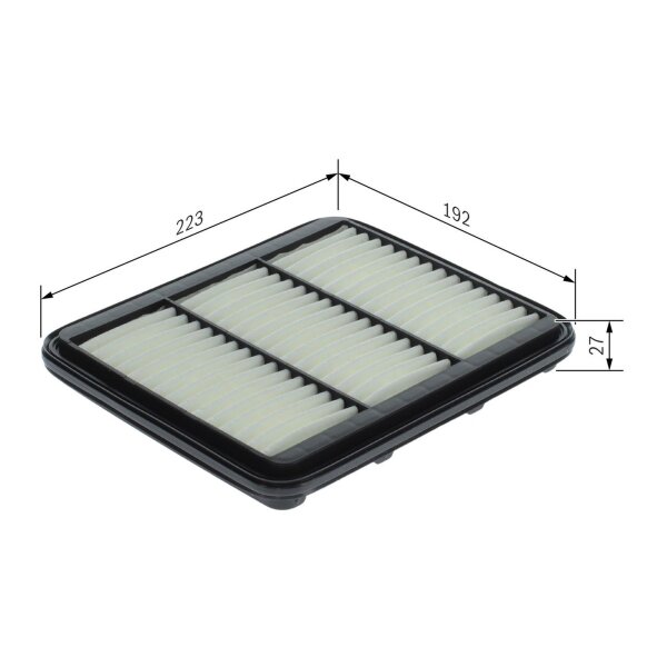 BOSCH F 026 400 167 Luftfilter