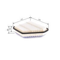 BOSCH F 026 400 171 Luftfilter