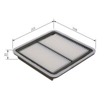 BOSCH F 026 400 206 Luftfilter
