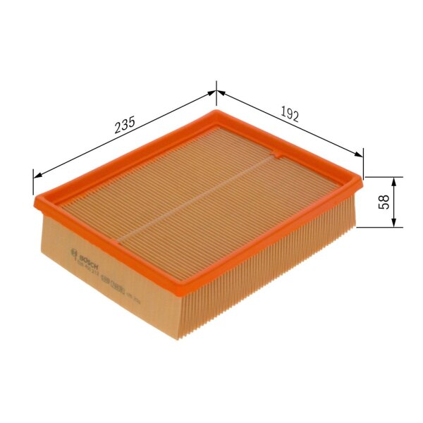 BOSCH F 026 400 212 Luftfilter