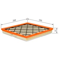 BOSCH F 026 400 217 Luftfilter
