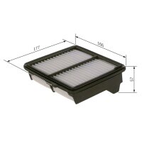 BOSCH F 026 400 223 Luftfilter