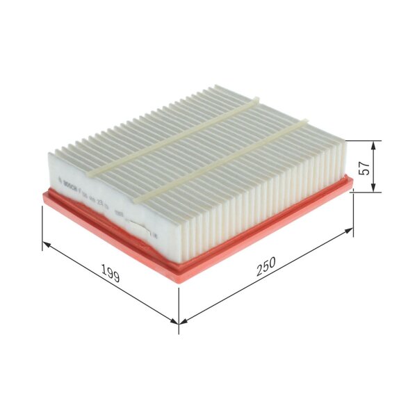 BOSCH F 026 400 234 Luftfilter