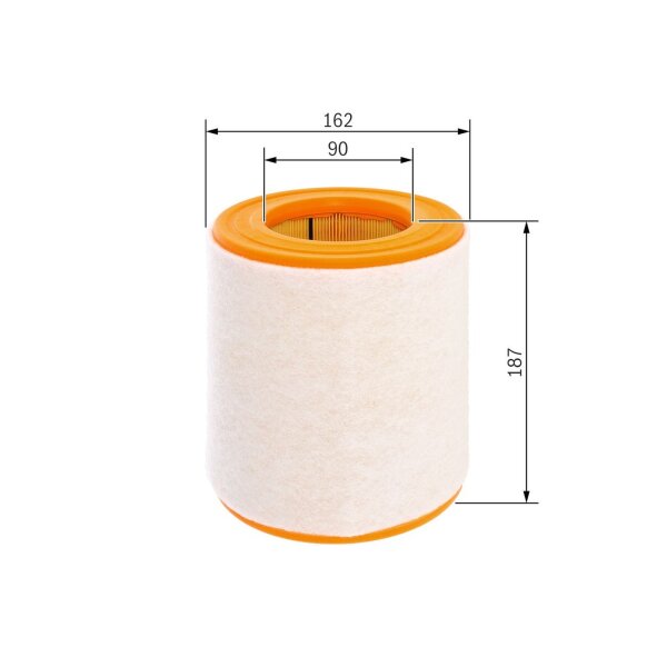 BOSCH F 026 400 261 Luftfilter