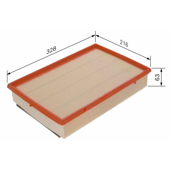 BOSCH F 026 400 264 Luftfilter