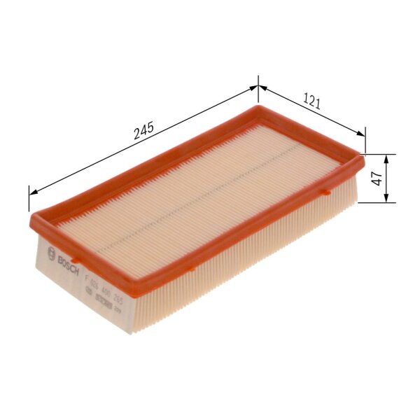 BOSCH F 026 400 265 Luftfilter