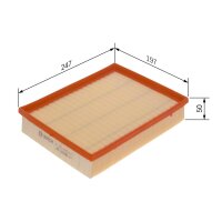 BOSCH F 026 400 267 Luftfilter