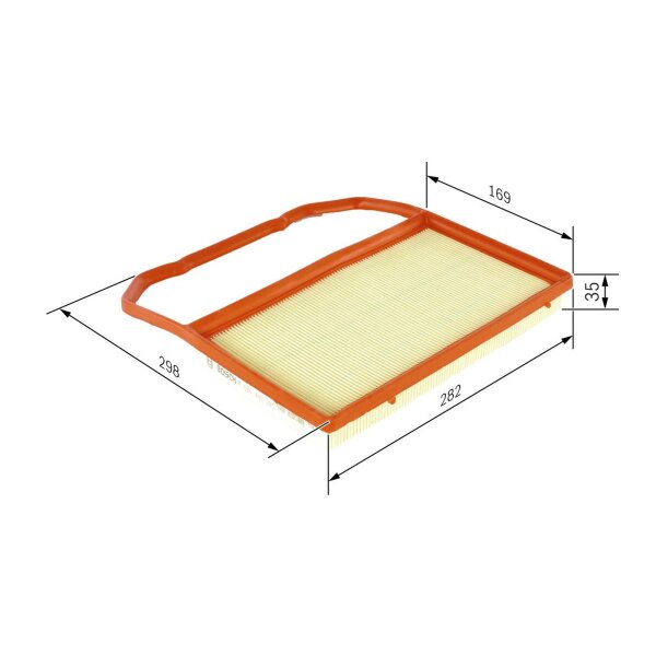 BOSCH F 026 400 285 Luftfilter