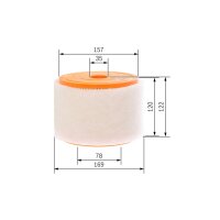 BOSCH F 026 400 289 Luftfilter