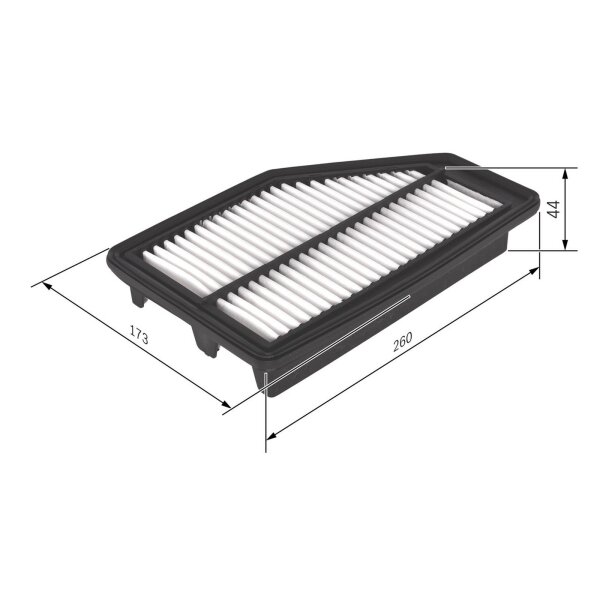 BOSCH F 026 400 295 Luftfilter