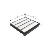 BOSCH F 026 400 296 Luftfilter