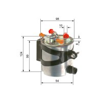 BOSCH F 026 402 016 Kraftstofffilter