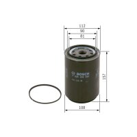 BOSCH F 026 402 025 Kraftstofffilter