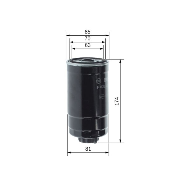 BOSCH F 026 402 048 Kraftstofffilter