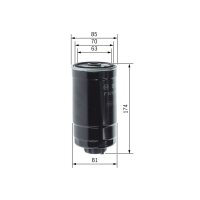 BOSCH F 026 402 048 Kraftstofffilter
