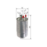 BOSCH F 026 402 054 Kraftstofffilter